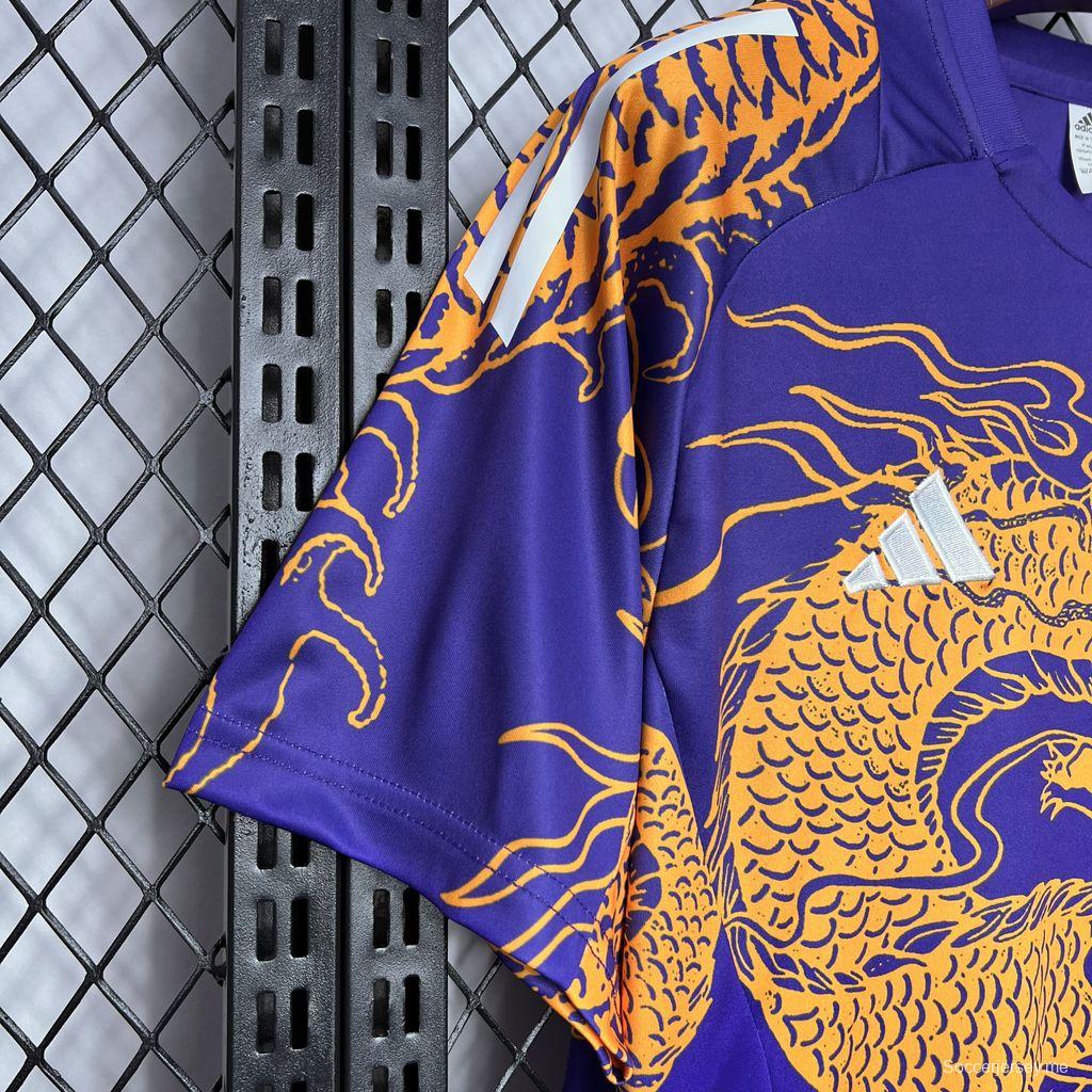 2024/25 قميص التنين الأرجواني لريال مدريد 2024/25 إصدار خاص من التنين الأرجواني
