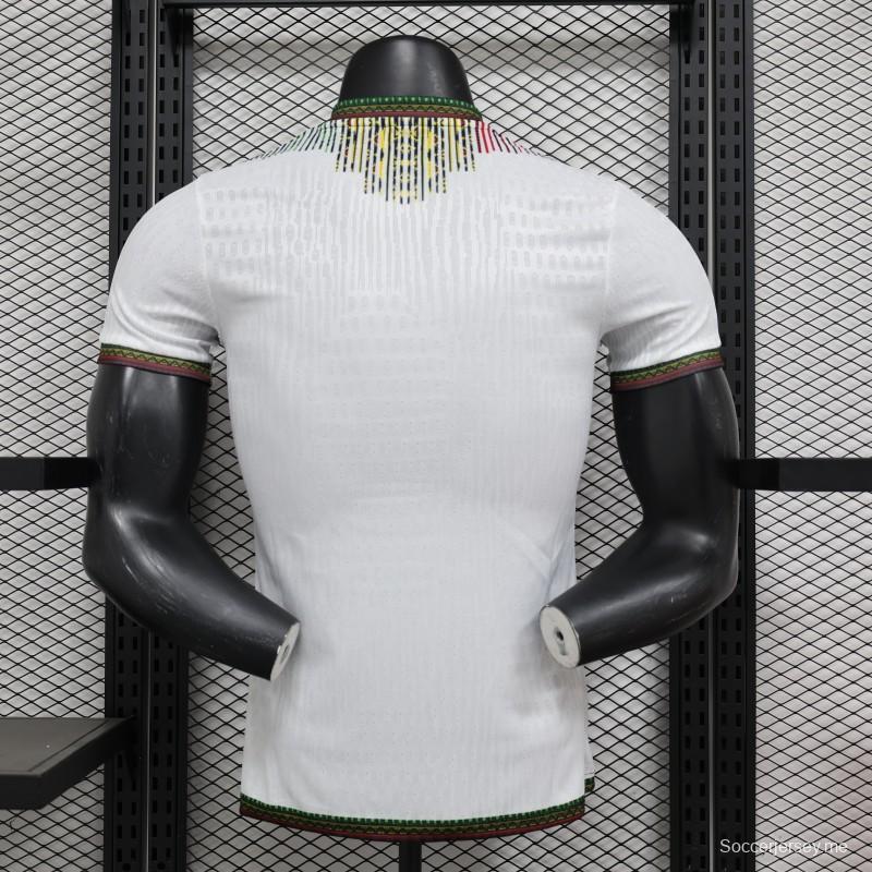 نسخة اللاعب 2024 قميص مالي 2024 قميص مالي هوم وايت