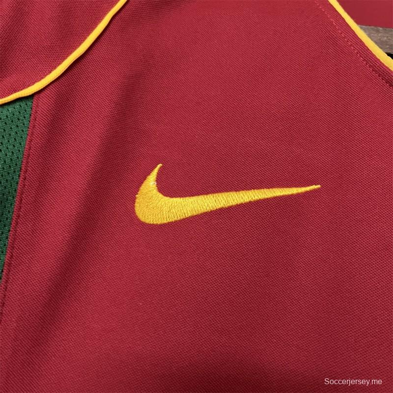 قميص منتخب البرتغال 2002 ريترو هوم جيرسي