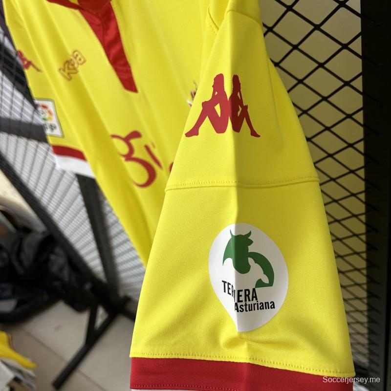 قميص رياضي عتيق 15/16 لسبورتينج خيخون خارج الديار