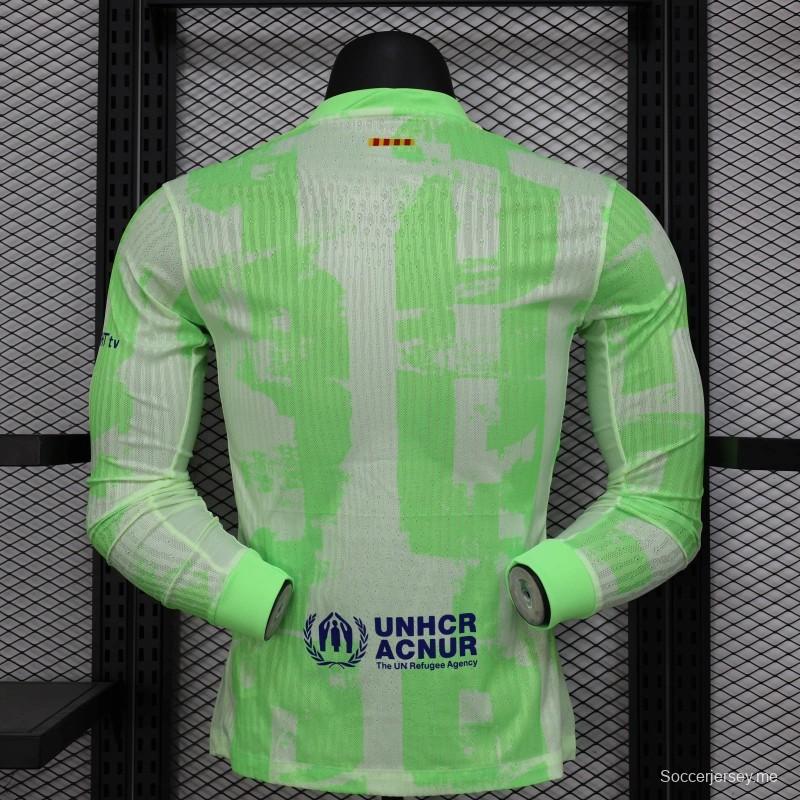 25/26 قميص بأكمام طويلة الأكمام بمناسبة الذكرى 125 لتأسيس برشلونة الثالث