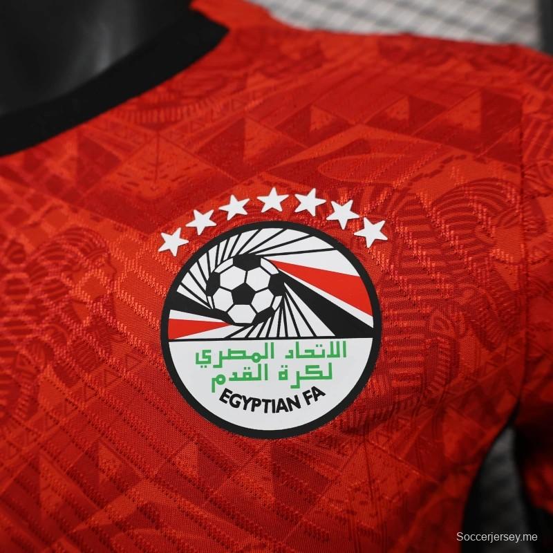 2024 نسخة اللاعب 2024 قميص منتخب مصر الرئيسي
