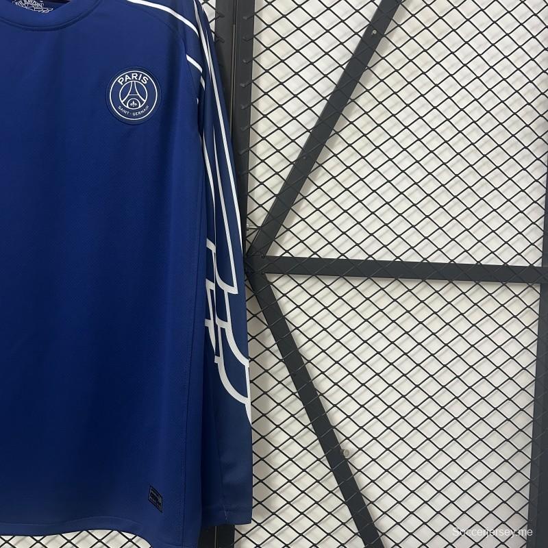 24/25 قميص فريق باريس سان جيرمان الرابع بأكمام طويلة أكمام طويلة