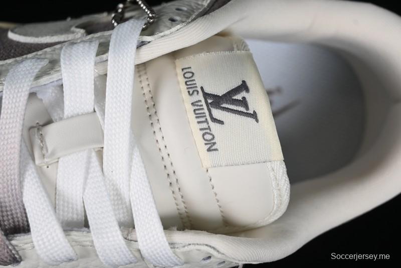 Nike SB Dunk Low LV Collaboration - Denim Patchwork Anniversary High-End Custom Low-Top Casual Sneakers - JH8310-956