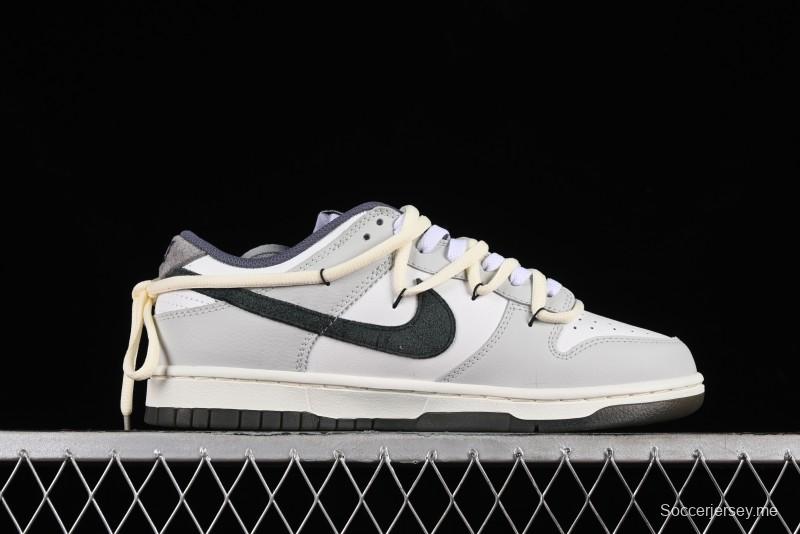 Nike Dunk Low SE Bubble Jellyfish Grey Island SB Strap Low-Top Casual Skate Shoes - FJ4188-100