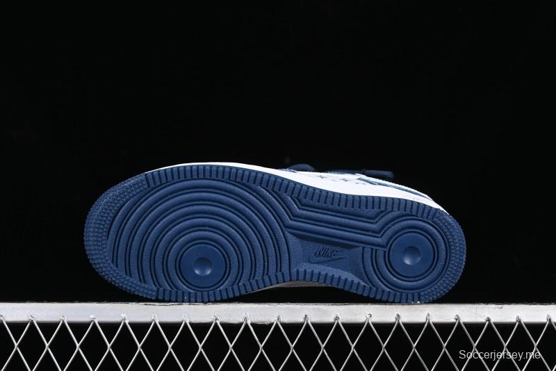 Nike Air Force 1 Low Custom Strap Casual Sneakers with Full-Length Air Cushion - ZH0316-021