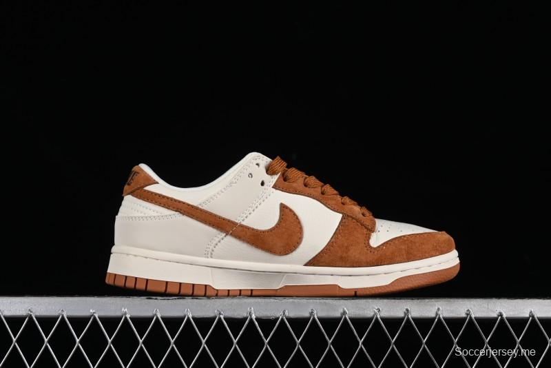Nike SB Dunk Low Lightning Collaboration - Beige Brown Colorway with Small Brown Swoosh Anniversary High-End Custom Low-Top Casual Skate Shoes - XD1688-031