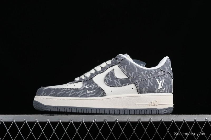 Nike Air Force 1 '07 Low LV Collaboration - Grey Double Swoosh Casual Sneakers - HD1968-030