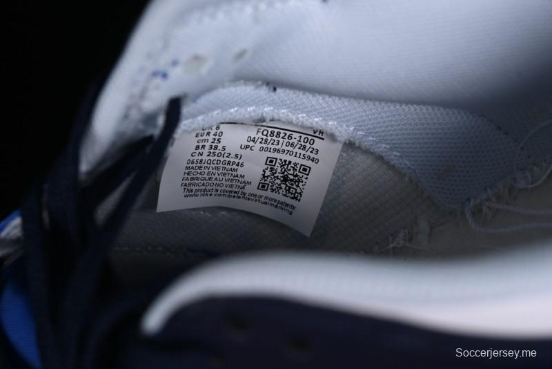 Nike SB Dunk Low Casual Skate Shoes in Black, White, and Blue - FQ8826-100