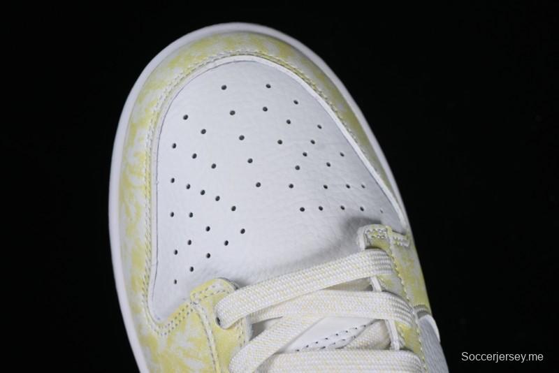 Nike SB Dunk Low Premium Yellow White SB Shattered Backboard Fashion Casual Skate Shoes - DM9467-700