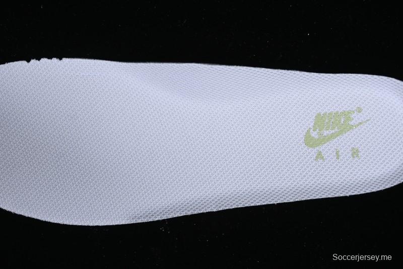 Nike Air Force 1 '07 Low Casual Sneakers with Anime-inspired Green Apple Spray Paint Design - DY8899-002