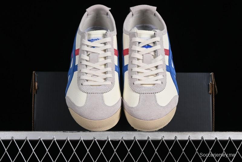 Onitsuka Tiger Mexico 66 Low-Top Leather Sneakers with Classic Design - 1183B391-100