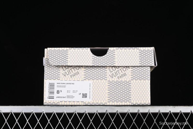 Nike SB Dunk Low LV Collaboration - Beige Denim Anniversary High-End Custom Low-Top Casual Skate Shoes - JH8310-947