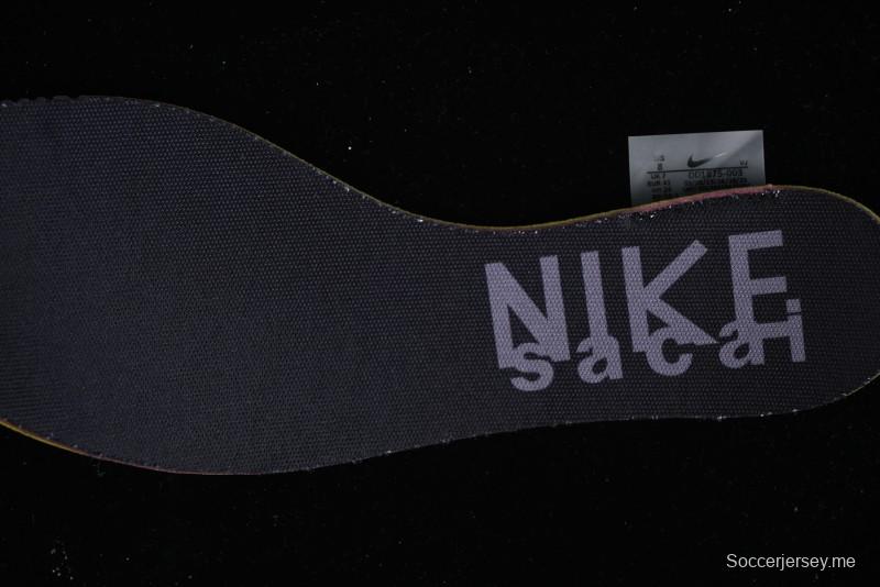 Nike Sacai VaporWaffle 3.0 Retro Running Shoes with Five-Layer Sole - DD1875-003