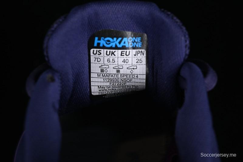 Hoka One One Mafate Speed 4 Low-Cut Professional Trail Running Shoes - 1129930 NSOF