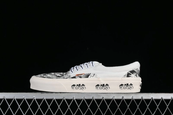 Vans OG Classic Slip-On LX & OG Era LX Sneakersntuff LA Graffiti Collaboration Low-Top Skate Shoes - VN000EYEBPJ