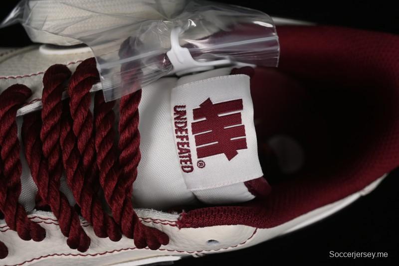 Nike Undefeated Air Force 1'07 Low Casual Sneakers with Custom Leather and Reflective Details - UT2023-206