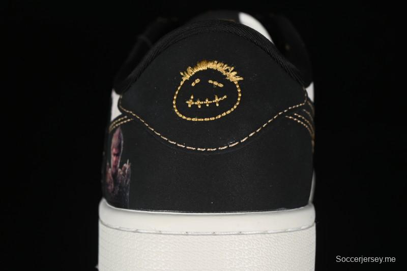 Nike Travis Scott x Fragment Design x Air Jordan 1 Low OG SP AJ1 Black Wukong Collaboration - CH6336-012