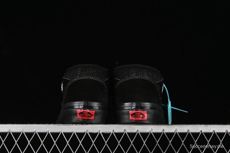 Vans Half Cab 33 DX Black Knight Anaheim Classic Retro Skate Shoes - VN0A5KX6BKA