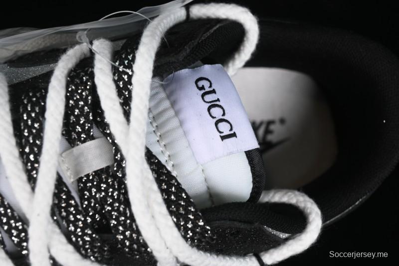 Nike SB Dunk Low Gucci Collaboration - Black Star Hook Anniversary High-End Custom Low-Top Casual Skate Shoes - SJ2068-268