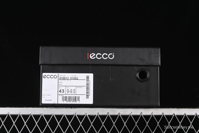 ECCO 2024 New Fashion Simple Versatile Genuine Leather White Sneakers - 61881301002