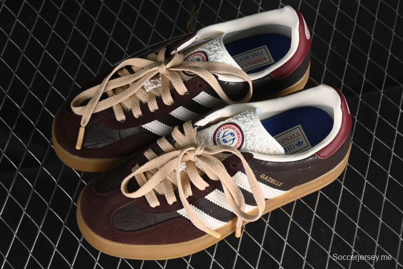 Adidas Originals Gazelle Indoor Retro Casual Slip-Resistant Wear-Resistant Low-Top Sneakers - JP5671