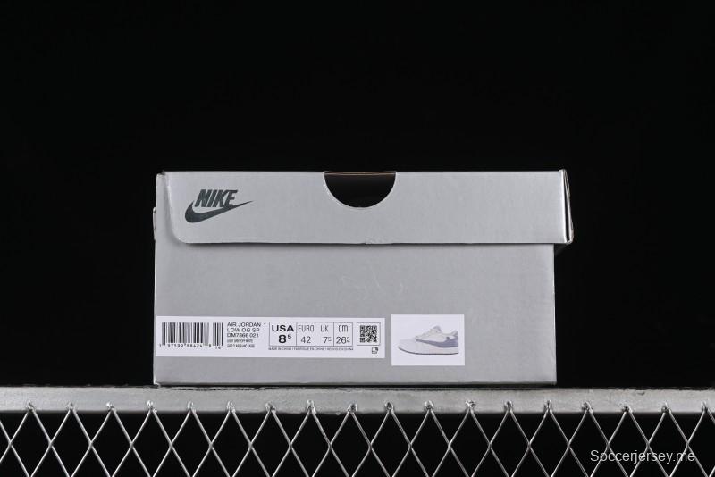 Nike Travis Scott x Fragment Design x Air Jordan 1 Low OG SP AJ1 Collaboration Sneakers - DM7866-021