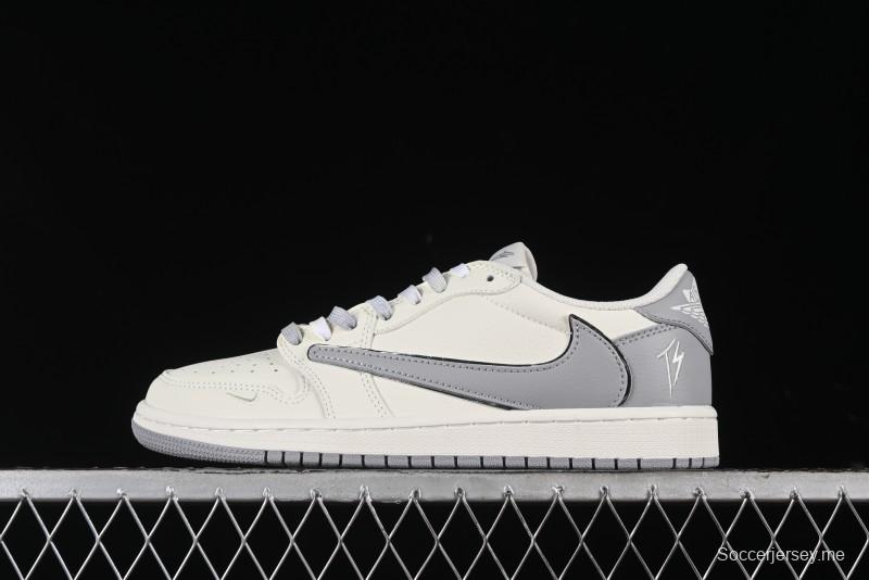 Nike Travis Scott x Fragment Design x Air Jordan 1 Low OG SP AJ1 Collaboration Sneakers - DM7866-021