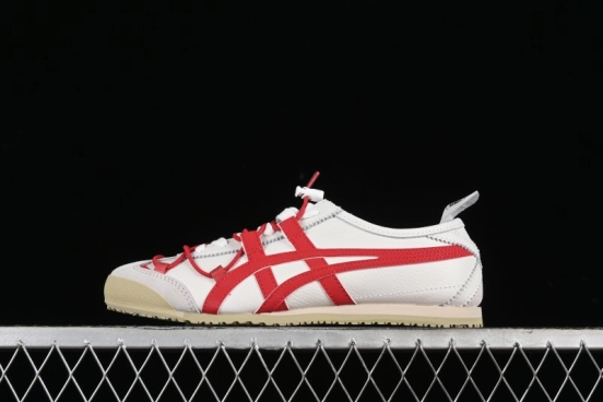 Onitsuka Tiger Mexico 66 Low-Top Leather Running Sneakers - 1183C216-100