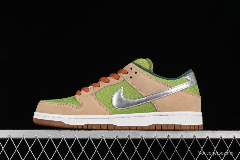Nike SB Dunk Low Casual Skate Shoes with Escargot-Inspired Vanilla Garlic Butter Colorway - FQ7585-200
