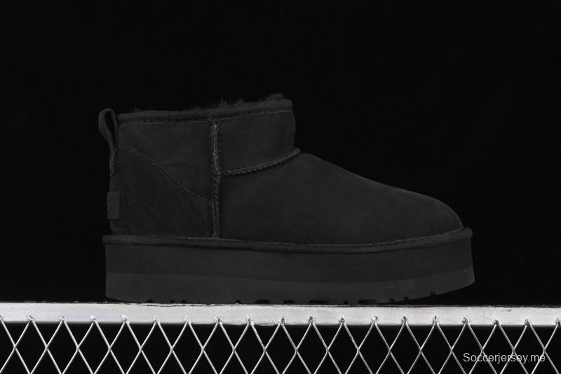 UGG Classic Ultra Mini Platform 3CM Wool Blend Mini Short Boots - 1135092