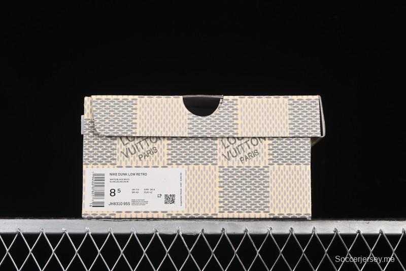 Nike SB Dunk Low LV Collaboration - Light Blue Denim Hook Anniversary High-End Custom Low-Top Casual Skate Shoes - JH8310-955