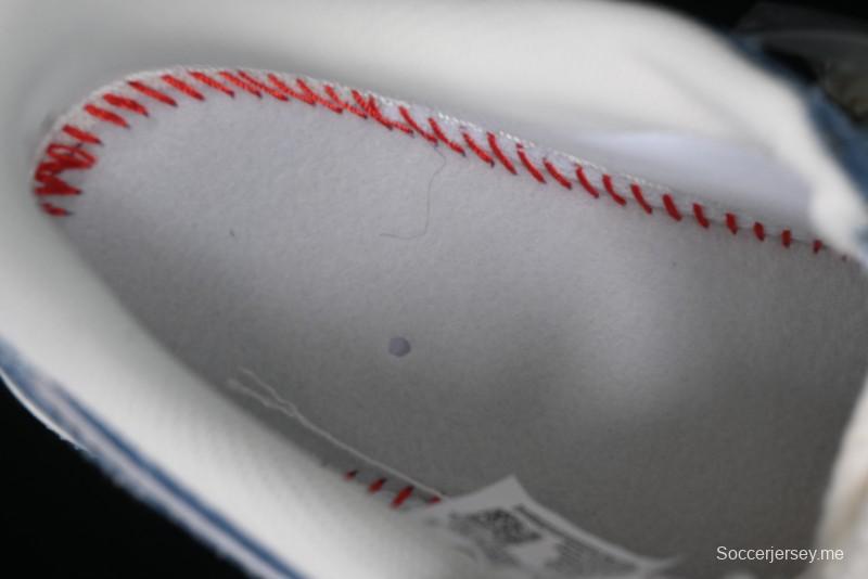 Nike Air Force 1 '07 Low Levi's Denim Collaboration - Light Blue Denim Low-Top Casual Sneakers - SJ6698-003