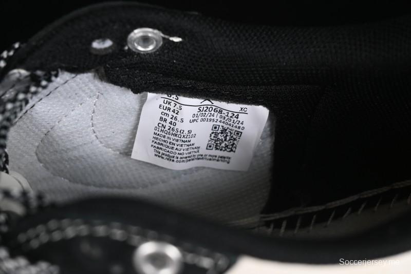 Nike Travis Scott x Fragment Design x Air Jordan 1 Low OG SP AJ1 Supreme Stussy Collaboration - Red Tab Black Warrior Low Top Casual Sneakers - SJ2068-124