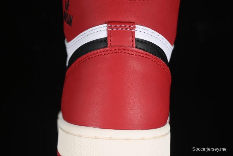 Nike Air Jordan 1 High OG Black Toe Reimagined Basketball Shoes - DZ5485-106