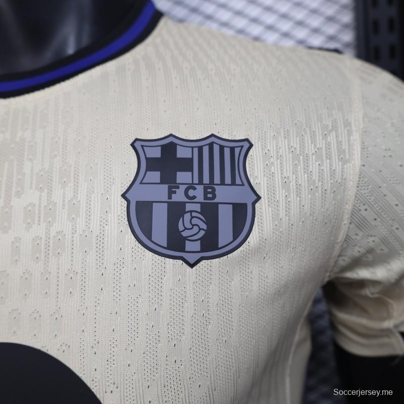 إصدار اللاعب 25/26 قميص برشلونة الخارجي 25/26