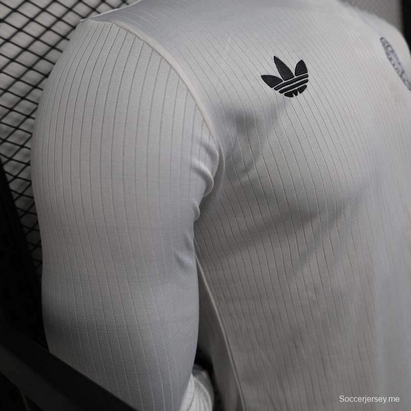 إصدار اللاعب 2025 قميص المنتخب الألماني بأكمام طويلة الأكمام للذكرى 125 لتأسيس ألمانيا