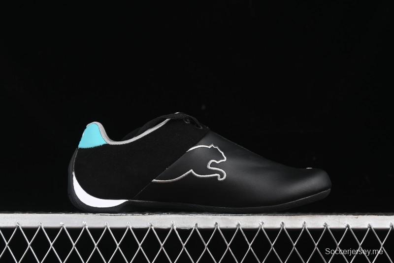 Puma Sparco Future Round Toe Lace-Up Leather Fabric Low-Top Lifestyle Casual Shoes - 308155-01