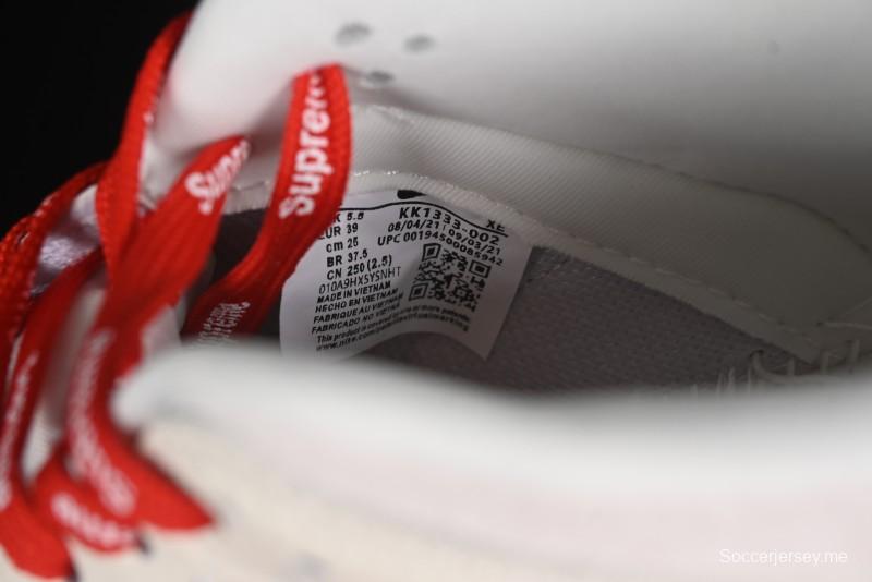 Nike SB Dunk Low Supreme Collaboration - Anniversary Edition Customized Low-Top Casual Skate Shoes - KK1333-002