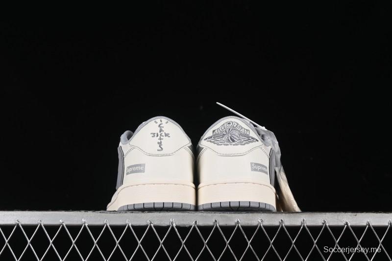 Nike Travis Scott x Fragment Design x Air Jordan 1 Low OG SP AJ1 Supreme Collaboration - XZ2268-003