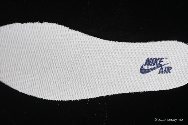 Nike Travis Scott x Fragment Design x Air Jordan 1 Low OG SP AJ1 Supreme Stussy Collaboration - Suede Blue Swoosh Low-Top Casual Sneakers - SJ2068-127