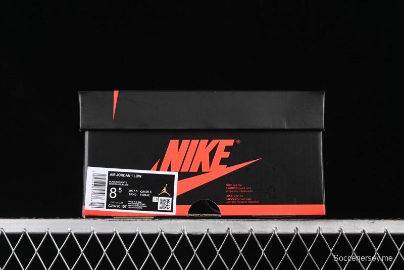 Nike Air Jordan 1 Low OG AJ1 Black Brown Low-Top Lifestyle Basketball Shoes - CZ0790-107