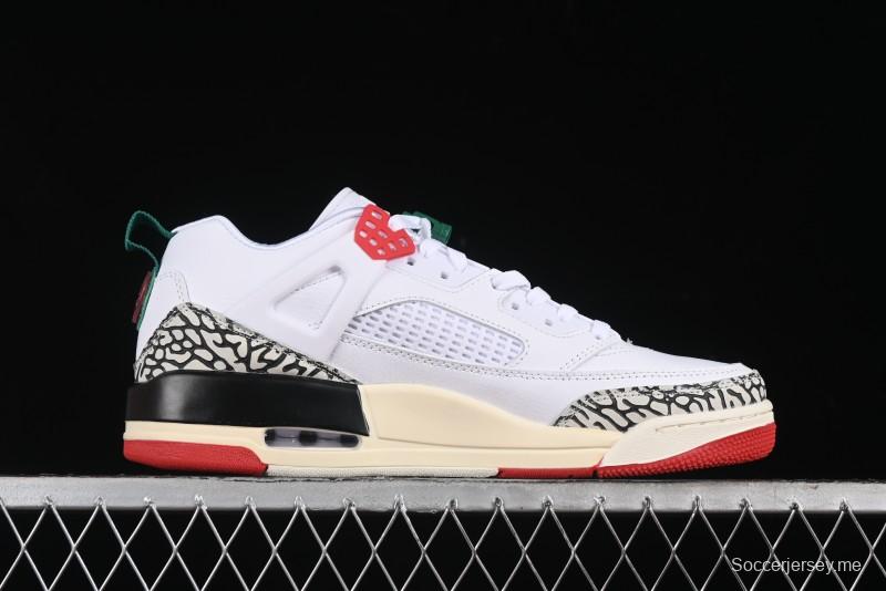 Nike Jordan Spizike Low AJ Retro Sneakers with Elephant Print and Multi-Element Design - 315371-125