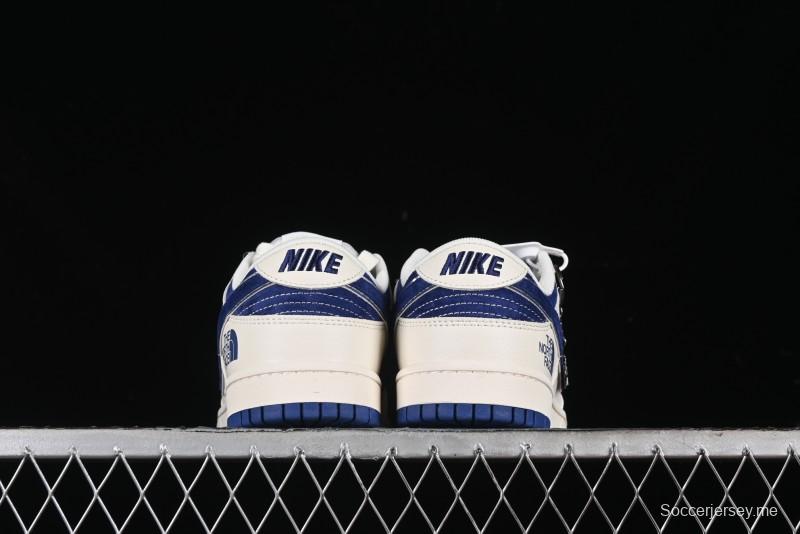 Nike SB Dunk Low The North Face Collaboration - Anniversary Edition Customized Low-Top Casual Skate Shoes - DQ10998-512