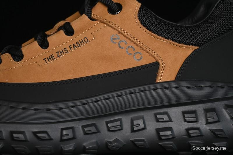 ECCO Offroad Series Lightweight Cushioned Leather Durable Outdoor Hiking Running Shoes - 63513001002