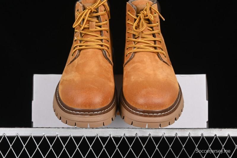 Timberland Classic Mid Waterproof Insulated Boot with Premium Suede Leather - TB10069-1YELLOW