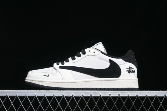 Nike Travis Scott x Fragment Design x Air Jordan 1 Low OG SP Casual Sneakers - XZ6868-002