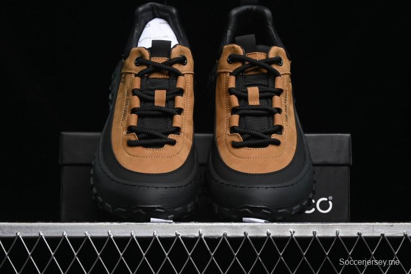 ECCO Offroad Series Lightweight Cushioned Leather Durable Outdoor Hiking Running Shoes - 63513001002