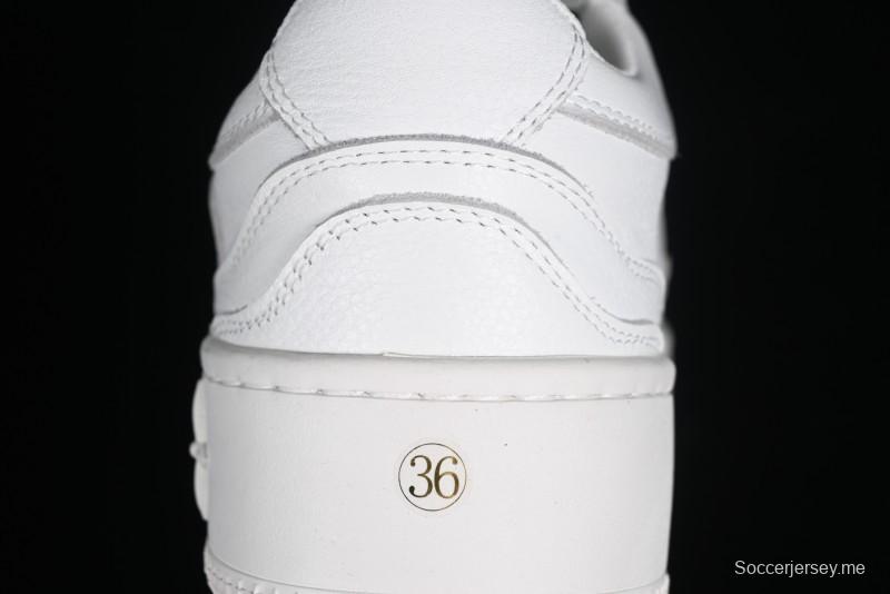 SMFK Comfortable Chunky Sole White Sneakers - T.D4