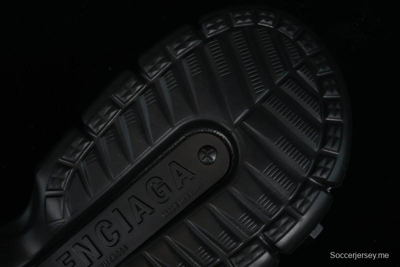 Balenciaga Hardcrocs Slide EVA Round-Toe Ultra Thick Sole Clog Sandals - W1S8N1010